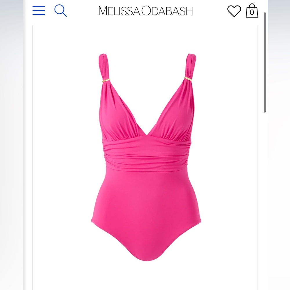 NWT SZ 8  Melissa Odabash  PANAREA VIOLA SWIMSUIT
